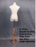 Wooden Mannequin Display (Adjustable)
